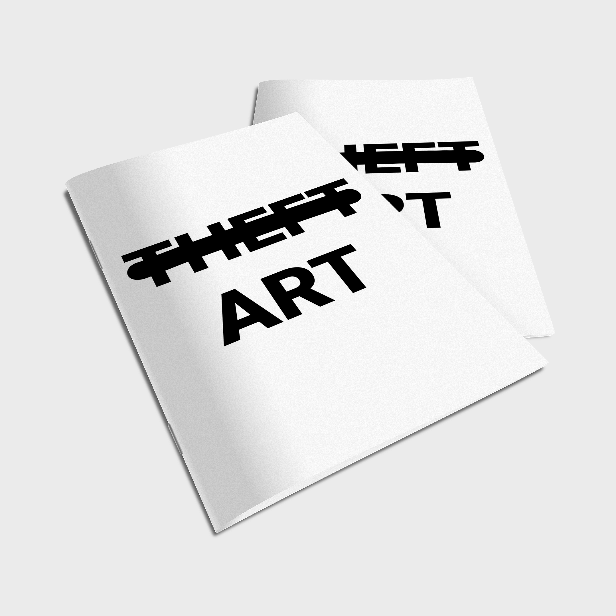 Art Theft 24 Page 8.5 x 5.5 in. Saddle-Stitched Booklet.