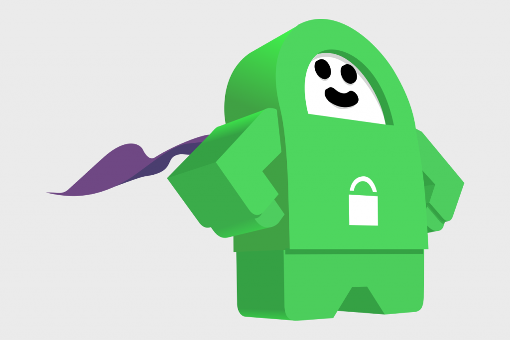 Private Internet Access Robot Superhero Vector Illustration