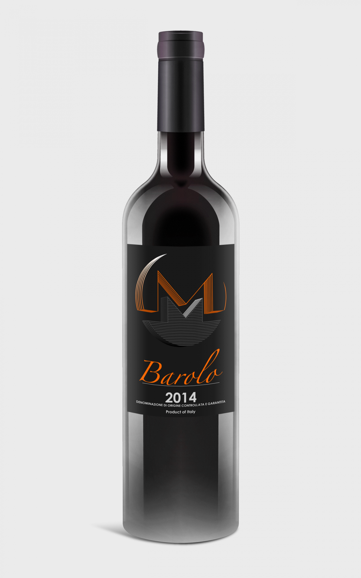 Monero 2014 Doglianivini Barolo Wine Label