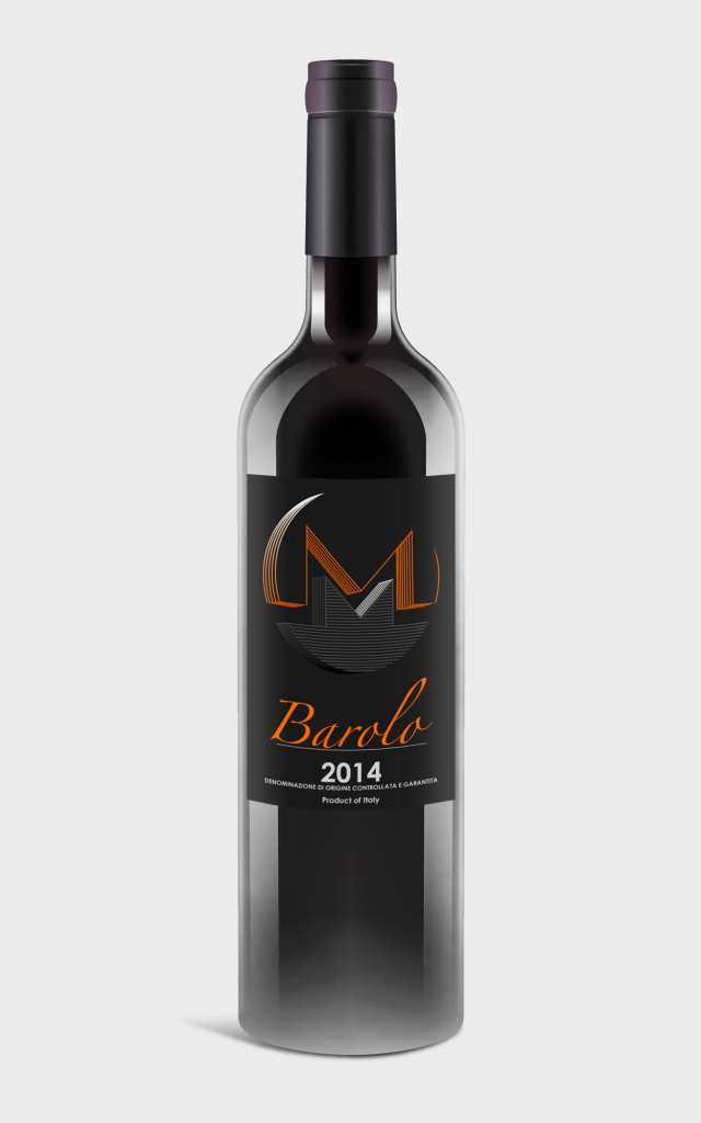 Monero 2014 Doglianivini Barolo Wine Label